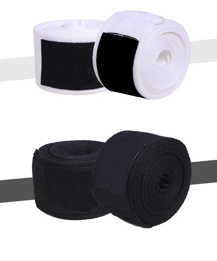 Lot de 2 bandages de boxe en coton de 1,5/2,5/3/5 m, bande de sport, Kick Boxing, MMA, muay thai,boxe anglaise