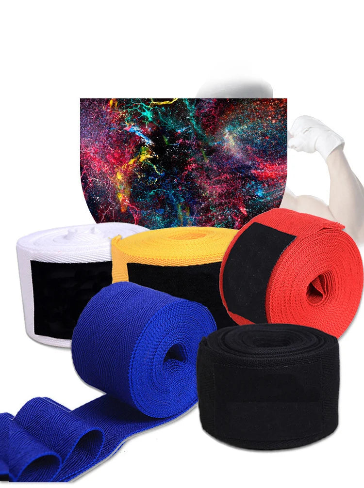 Lot de 2 bandages de boxe en coton de 1,5/2,5/3/5 m, bande de sport, Kick Boxing, MMA, muay thai,boxe anglaise